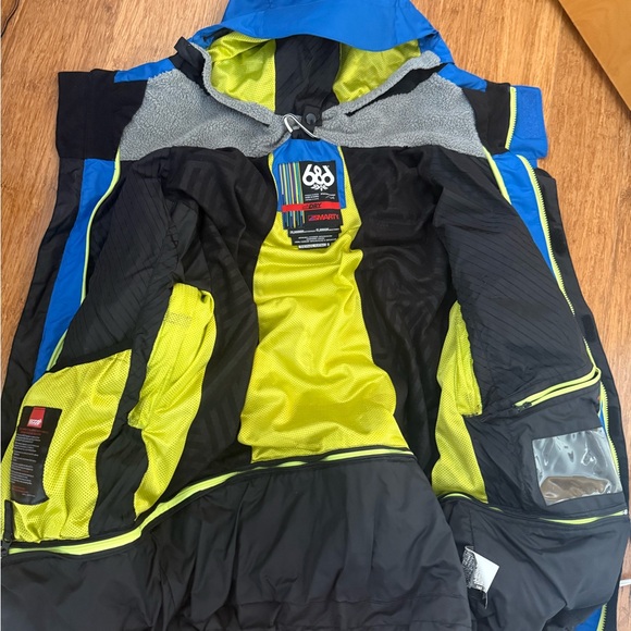 686 Yellow, black and Blue Jacket - Picture 2 of 4
